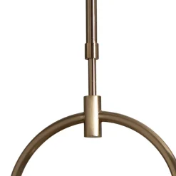 Lucea Portemo hengelampe, messing, Ø 37 cm, 2 lyskilder, glass Hot