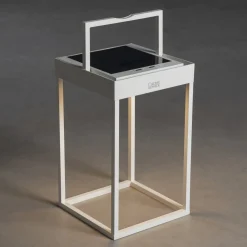 Konstsmide Portofino LED-solcellelykt, vegg / bord, hvit| Solcellelamper