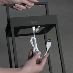 Konstsmide Portofino LED-solcellelykt, vegg / bord, svart Hot