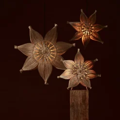 PR Home Agnes gulvstjerne av naturfiber| Julebelysning