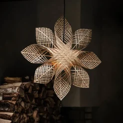 PR Home Anna dekorativ rottingstjerne Ø 68 cm| Julebelysning