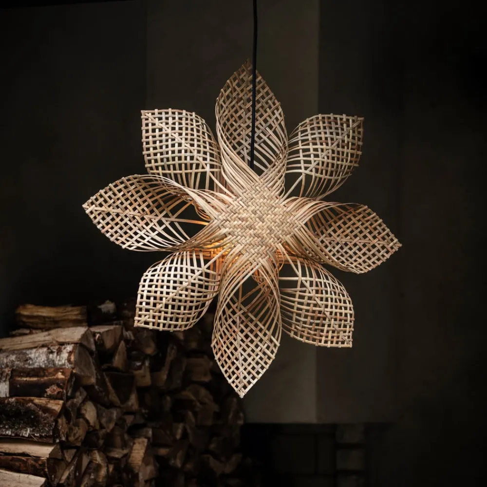 PR Home Anna dekorativ rottingstjerne Ø 68 cm| Julebelysning