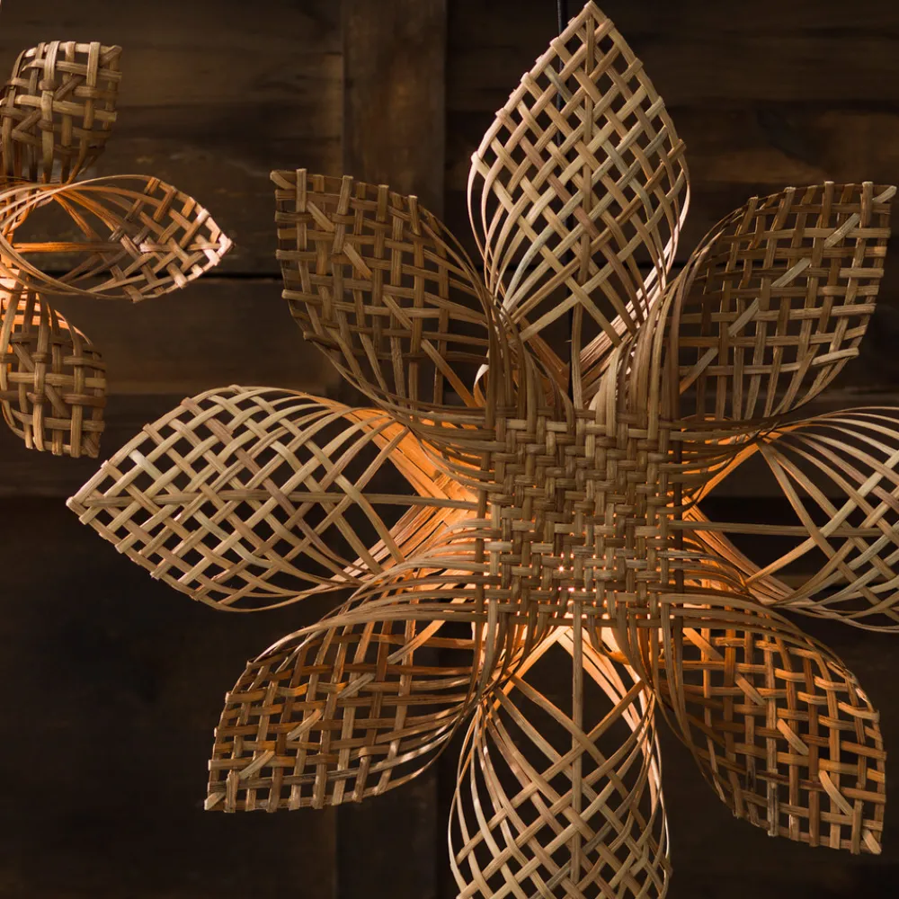 PR Home Anna dekorativ rottingstjerne Ø 68 cm| Julebelysning