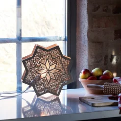 PR Home Elvira dekostjerne av metall, beige| Julebelysning