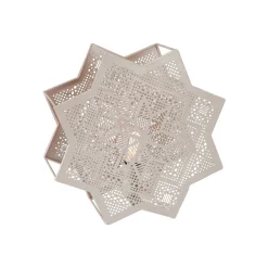 PR Home Elvira dekostjerne av metall, beige| Julebelysning