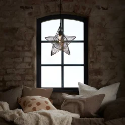 PR Home Regina dekostjerne metall med garn beige| Julebelysning