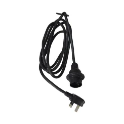 PR Home Saigon utendørs pendellampe svart Ø38cm kabel 2,5m| Pendellamper Utendørs