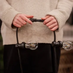 PR Home utendørs lyskjede Bright, klar/svart, 720 cm| Dekorasjonsbelysning|Terrassebelysning