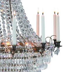 Markslöjd Prektig stearinlyslysekrone Läckö 92 cm Discount