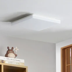 PRIOS Artin LED-taklampe, sensor, kantet, 28 cm Hot