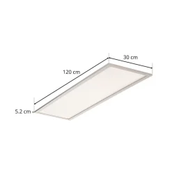 PRIOS Dinvoris LED-panel, CCT, 120 cm x 30 cm| Butikkbelysning|Design- Og Hotellbelysning