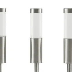 PRIOS Edinai utendørs LED-spot med spyd, 3 stk Best