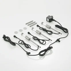 PRIOS Edinai utendørs LED-spot med spyd, 3 stk Best