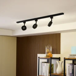 PRIOS Jardani skinnesystem med 1 krets 3 lyskilder svart Discount