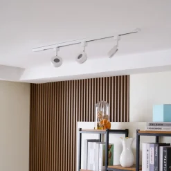 PRIOS Jardani skinnesystem med 1 krets 3 lyskilder hvit Outlet