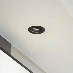 PRIOS LED innfellingslampe Shima, svart, 9 W, 3000K, dimbar Outlet