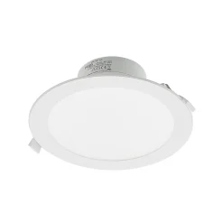 PRIOS LED-innbyggingslampe Rida, 10stk, hvit, 23cm, 25W, CCT, IP44 Outlet