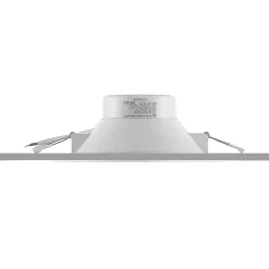 PRIOS LED-innbyggingslampe Rida, 10stk, hvit, 23cm, 25W, CCT, IP44 Outlet