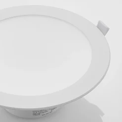 PRIOS LED-innbyggingslampe Rida, 10stk, hvit, 23cm, 25W, CCT, IP44 Outlet