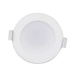 PRIOS LED-innbyggingslampe Rida, sett med 3 stk, hvit, 15 cm, CCT, IP44| Downlights