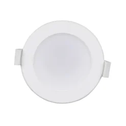 PRIOS LED-innbyggingslampe Rida, sett med 10 stk, hvit, 15 cm, CCT, IP44| Downlights