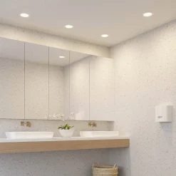 PRIOS LED-innbyggingslampe Cadance, hvit, 17 cm, sett med 10 stk, CCT Best