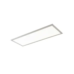 PRIOS LED-panel Gelora, 80 cm, 4 000 K, sølvfarget, aluminium| Butikkbelysning|Kontorbelysning