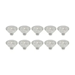 PRIOS LED-reflektor GU5.3 4.3W 345lm 36° klar 840 sett med 10 stk Sale