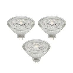 PRIOS LED-reflektor GU5.3 4.9W 500lm 36° klar 840 sett med 3 stk New
