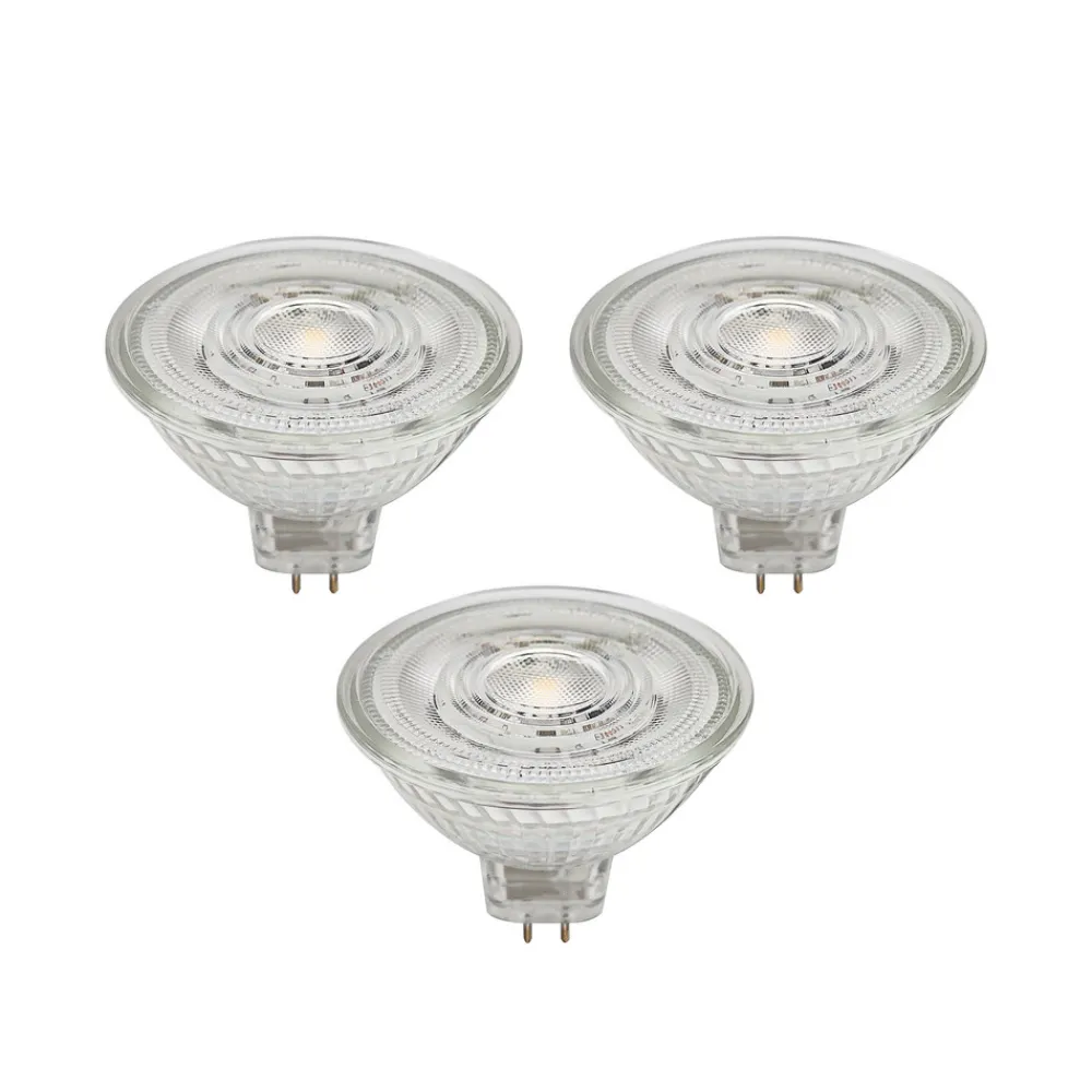 PRIOS LED-reflektor GU5.3 4.9W 500lm 36° klar 840 sett med 3 stk New