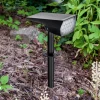 PRIOS LED-solspotlight Helier, 49 cm, svart, jordspyd| Solcellelamper|Utespotter