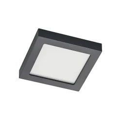 PRIOS LED-taklampe Alette, svart, 18 W, CCT, dimbar Hot