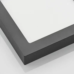 PRIOS LED-taklampe Alette, svart, 18 W, CCT, dimbar Hot