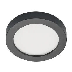 PRIOS LED-taklampe Edwina, svart, 23 cm, CCT, IP44| Led-Innendørs