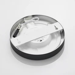 PRIOS LED-taklampe Edwina, svart, 23 cm, CCT, IP44| Led-Innendørs