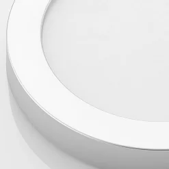 PRIOS LED-taklampe Edwina, sølv, 25 cm, CCT, IP44 Discount