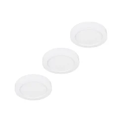 PRIOS LED-taklampe Edwina, hvit, 23 cm, sett med 3 stk