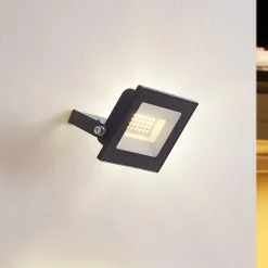 PRIOS Maikel utendørs LED-spot, 20W, 1500lm, metall