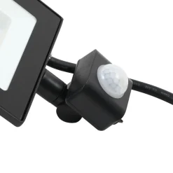 PRIOS Maikel utendørs LED-spot, 20W, 1500lm, metall, sensor| Kommersiell Utebelysning|Vegglamper Med Sensor