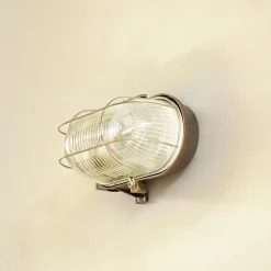 PRIOS utendørs vegglampe Kirgo, grå, plast, IP44 Outlet