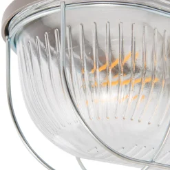 PRIOS utendørs vegglampe Kirgo, grå, plast, IP44 Outlet