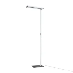 PRIOS Zyair LED-gulvlampe til kontor, hvit 59,7 cm