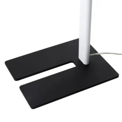 PRIOS Zyair LED-gulvlampe til kontor, hvit 59,7 cm