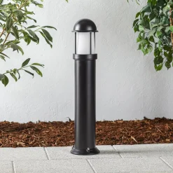 LCD Pulverlakkert veilampe Mason, svart| Gatebelysning, Pullert Belysning