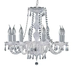 Searchlight 8-punkt krystallysekrone HALE| Lysekroner