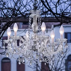 Masiero 6-punkts LED-utelysekrone Drylight S6 Online