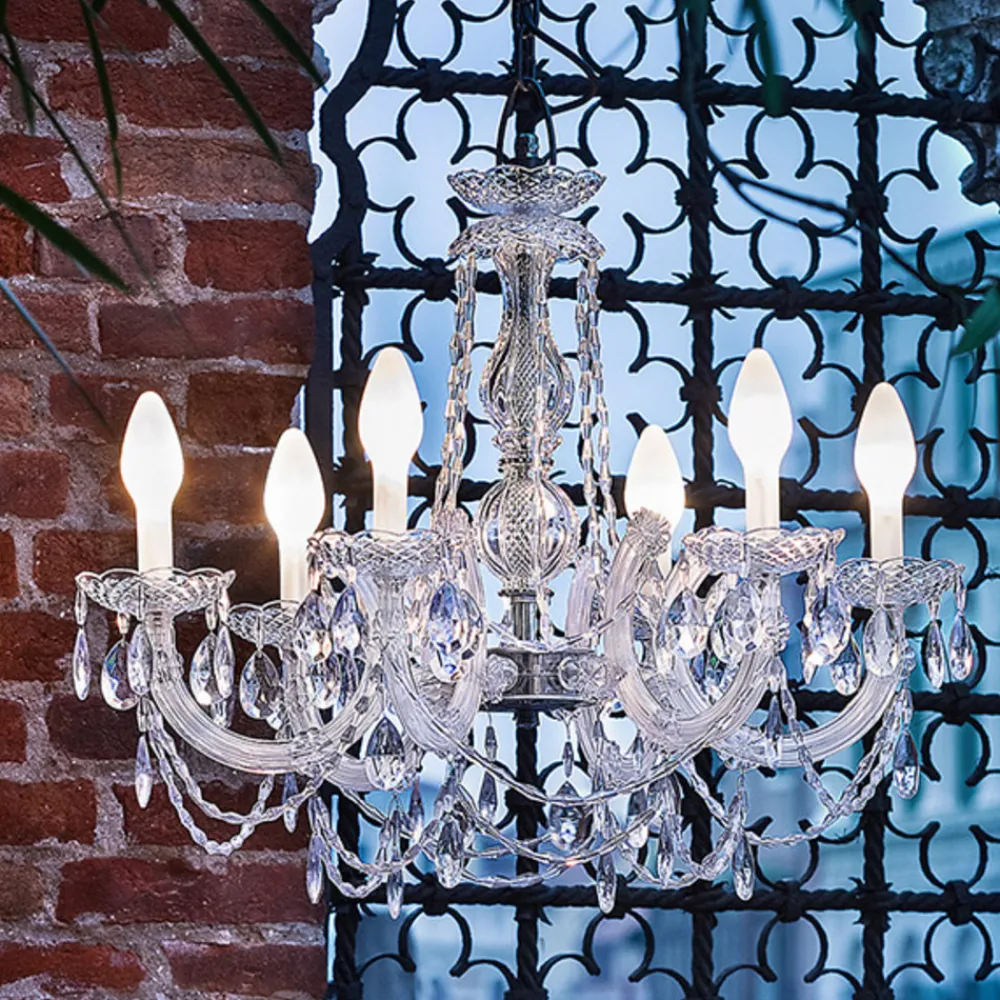 Masiero 6-punkts LED-utelysekrone Drylight S6 Online