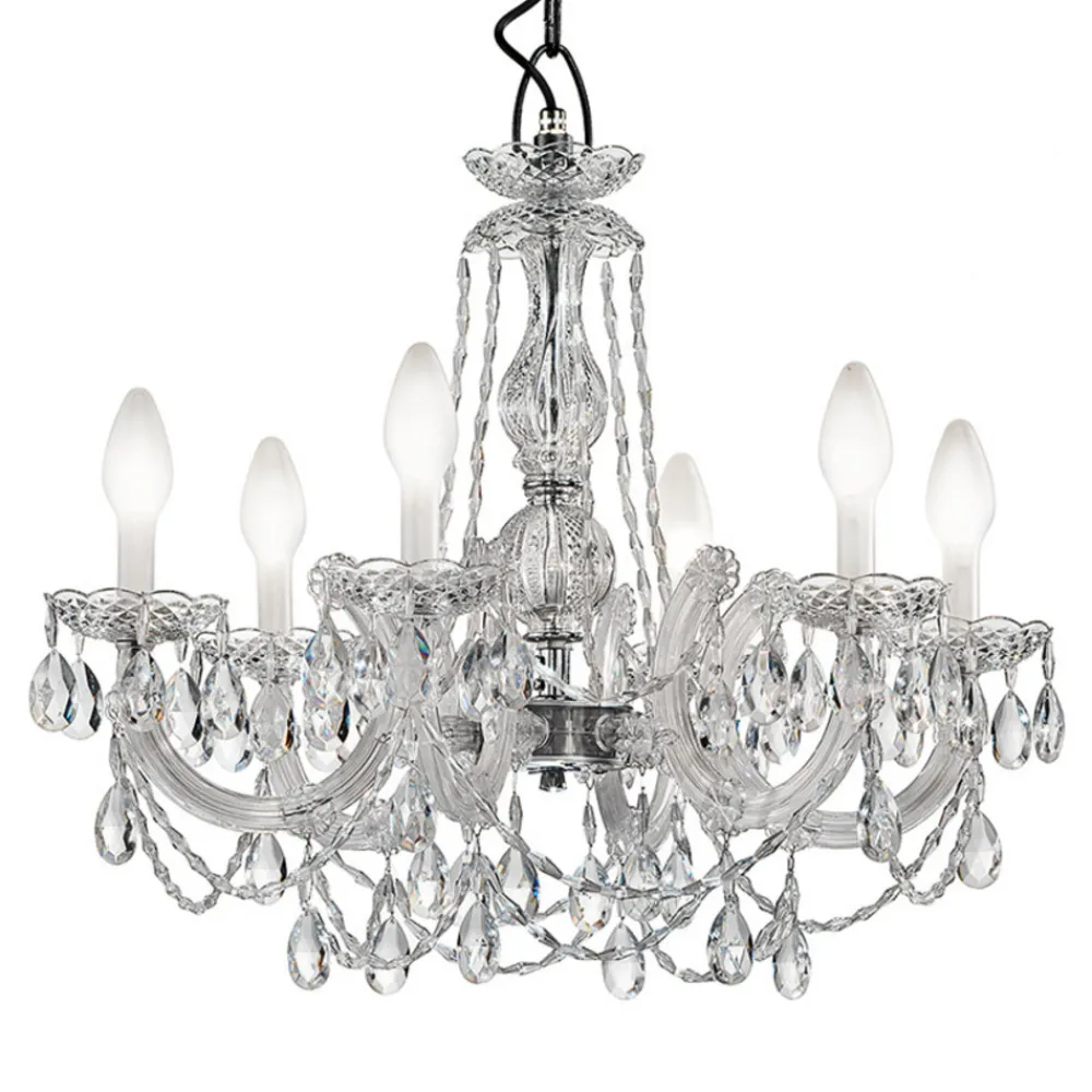 Masiero 6-punkts LED-utelysekrone Drylight S6 Online