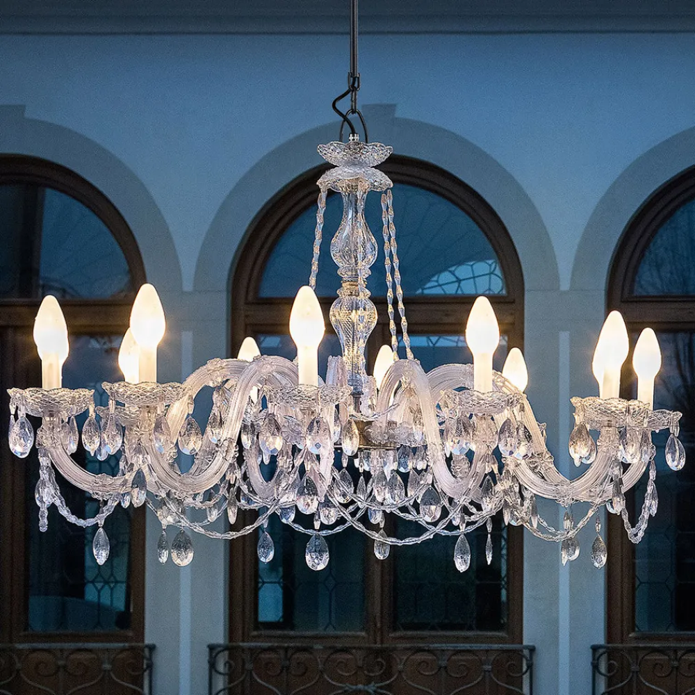 Masiero 12-punkts LED-utelysekrone Drylight S18 Outlet