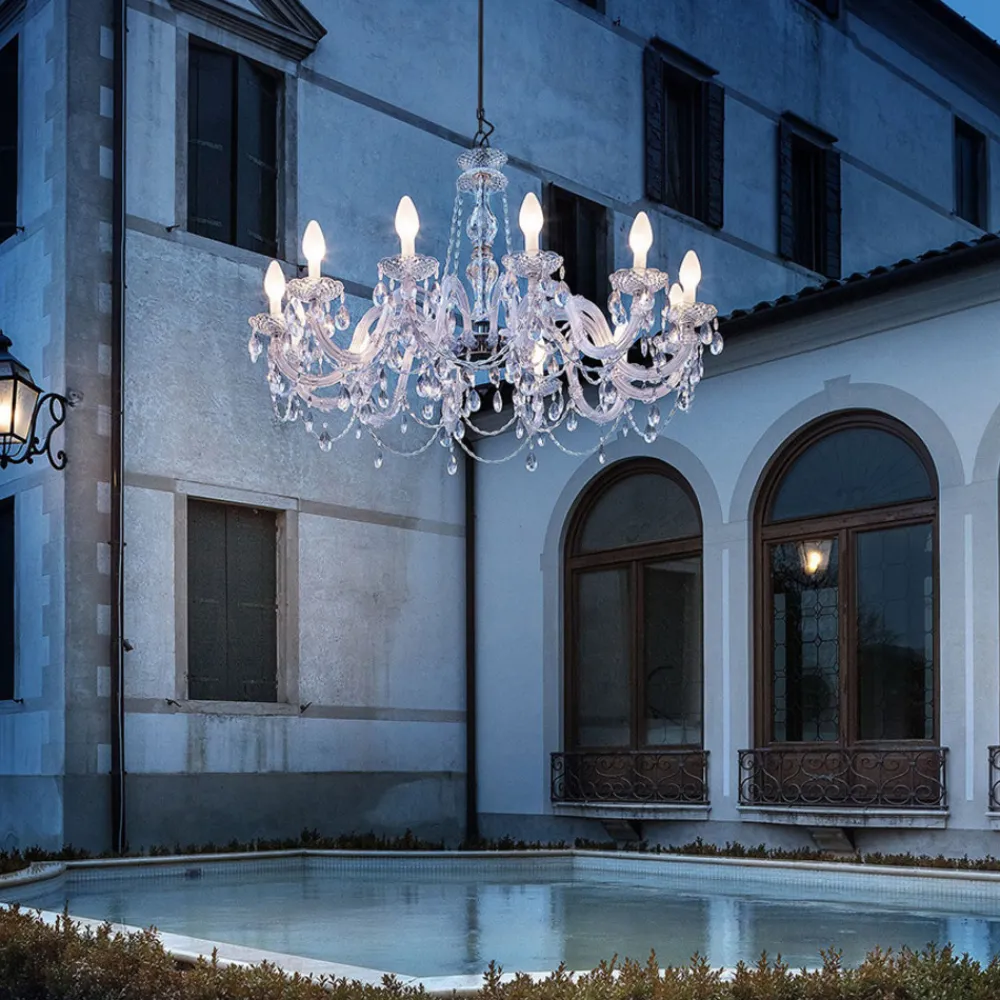 Masiero 12-punkts LED-utelysekrone Drylight S18 Outlet